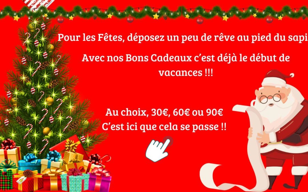 Bon cadeaux pour Noël